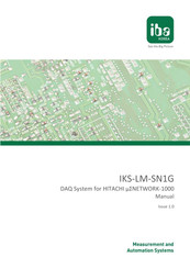 IBA IKS-LM-SN1G Manual
