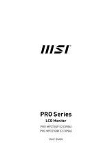 MSI PRO MP273QW E2 User Manual