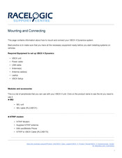 Racelogic VBOX 4 Dynamics Mounting And Connecting Instructions