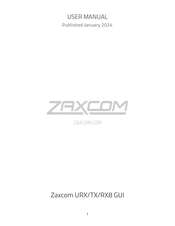 Zaxcom Zaxnet GUI Bridge User Manual