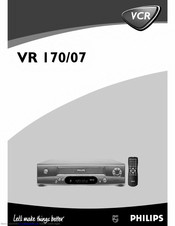 Philips VR 170/07 Instruction Manual