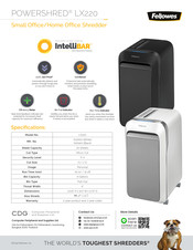 Fellowes LX220 Quick Start Manual