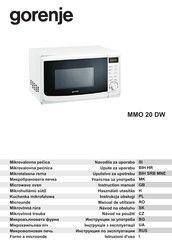 Gorenje MMO 20 DW Instruction Manual