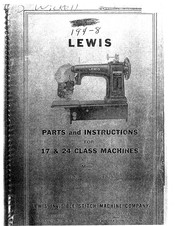 Lewis 17-10 Parts & Instructions