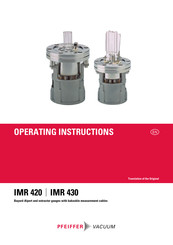 Pfeiffer Vacuum IMR 430 Operating Instructions Manual