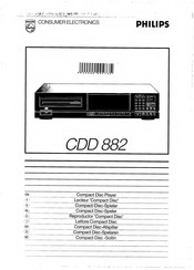 Philips CDD882 Manual