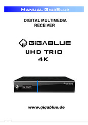 GigaBlue UHD Trio 4K Manual