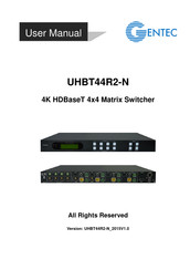 Gentec UHBT44R2-N User Manual