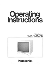 Panasonic WVBM1400 - B&W CAMERA Operating Instructions Manual