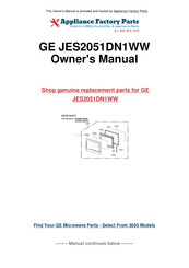 GE JES2051 Owner's Manual