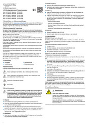 Sygonix 2986433 Operating Instructions Manual