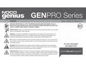 NOCO Genius GENPR010X2 User Manual & Warranty