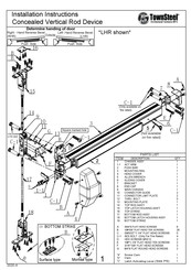 TownSteel ED9747 Installation Instructions Manual