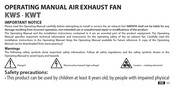 Awenta KWT Operating Manual