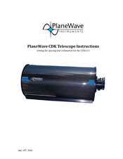 PlaneWave Instruments CDK12.5 Instructions Manual