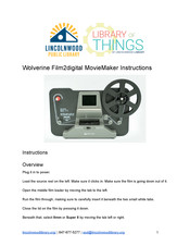 Wolverine Film2digital MovieMaker Instructions Manual