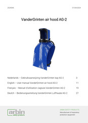 arbin VanderGrinten air hood AG-2 User Manual