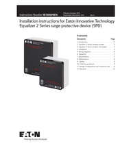 Eaton Innovative Technology Equalizer 2 Series Installation Instructions Manual
