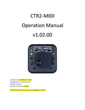 Lynovation CTR2-MIDI Operation Manual