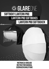 GlareOne LANTERN PRO SOFTBOXES Instruction Manual