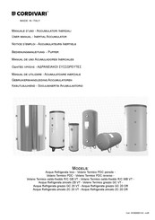 Cordivari Volano Termico caldo-freddo R/C WB VT User Manual