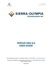 SIERRA-OLYMPIA TECHNOLOGIES VENTUS HD6-0.6 User Manual