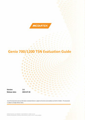 MEDIATEK Genio 700 Evaluation Manual