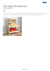 Kreg DIY Kids Workbench Manual