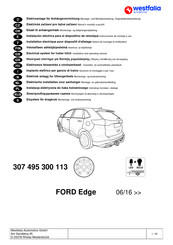 Westfalia Automotive 307 495 300 113 Installation And Operating Manual