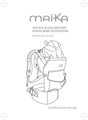 maika Cocooning Instructions For Use Manual
