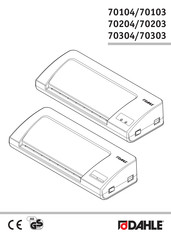 Dahle 70103 Instructions Manual