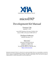 XIA microDXP Manual
