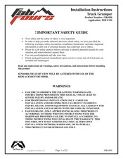 Fab Fours GR4500 Installation Instructions Manual