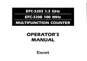 Escort EFC-3208 Operator's Manual