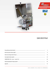 Buhler GAS 222.31 Ex2 Brief Instructions