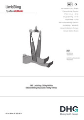 DHG SystemRoMedic LimbSling Instructions For Use Manual