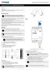 HMS Networks Intesis IN485MIT001I000 Installation Manual