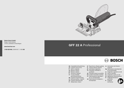 Bosch GFF 22 A Professional Original Instructions Manual