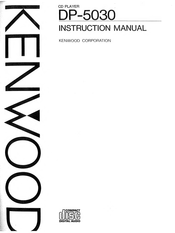 Kenwood DP-5030 Instruction Manual