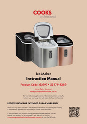 Cooks Professional G3471 Instruction Manual