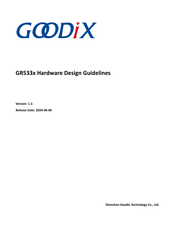 Goodix GR533 Series Hardware Design Manuallines