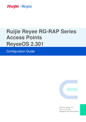 Ruijie Reyee RG-RAP72Pro Configuration Manual