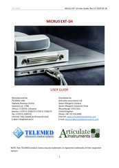 TELEMED MICRUS EXT-1H User Manual