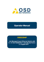 OSD NETWORKS OSD2284P Operator's Manual