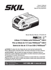 Skil PWRCORE 12 BY5020A-00 Owner's Manual