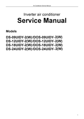 ROYAL CLIMA DOS-12UIDY-2W Service Manual