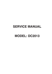 Janome DC2013 Service Manual
