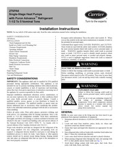 Carrier 27SPA6 Installation Instructions Manual