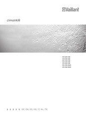 Vaillant climaVAIR V10 025 NW User Manual