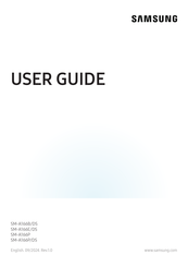 Samsung SM-A166B/DS User Manual